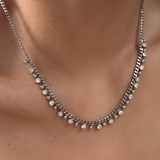 Collar circonitas plata
