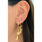 Pendiente Charms Marinos oro