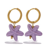 Aros Estrella de Mar Cerámica colores