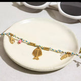 Collar cordón pez oro
