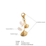 Charm Conchas oro