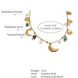 Collar Charms Lunas oro