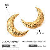 Pendientes Maxi Lunas oro