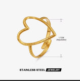 Anillo Corazón Fino Oro