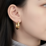 Pendientes Oval oro