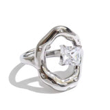 Anillo Éclat Plateado