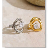 Anillo Éclat Plateado