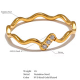 Anillo Mini Brillos oro