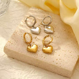 Aros Corazón dorado