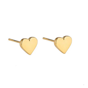 Pendientes Mini Corazón Oro