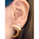 Pendientes Maxi Lunas oro