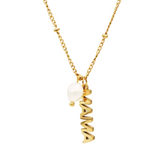 Collar "MAMA" Perla oro