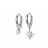 Pendientes Mini Brillo plata
