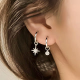 Pendientes Mini Brillo plata