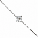 Pulsera Mini Flor Plata 925