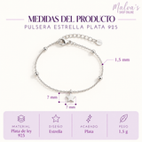 Pulsera Estrella Plata 925