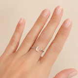 Anillo Noche Brillo Plata