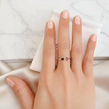 Anillo Color Crystal Plata