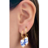 Pendientes Charms Ceramica oro