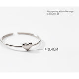 Anillo Mini Corazón Plata