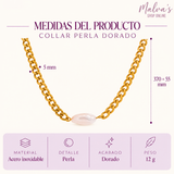 Collar Perla Dorado