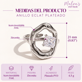 Anillo Éclat Plateado