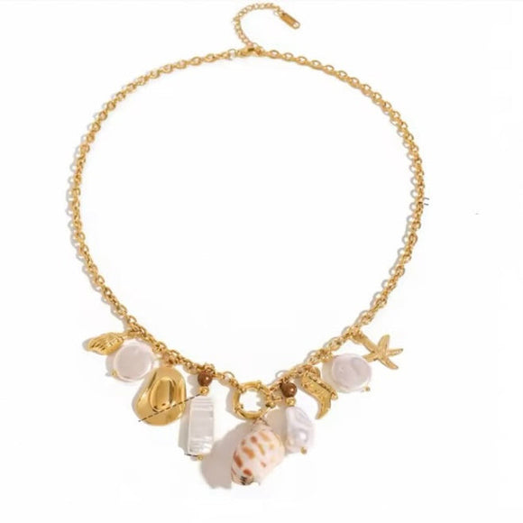 Collar Charms Marinos oro
