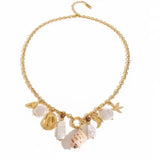 Collar Charms Marinos oro