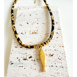 Collar Cordón Print Pez oro