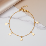 Pulsera Estrellas Oro