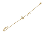Pulsera Mini Brillos Oro