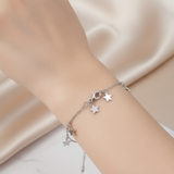 Pulsera Estrellas Plata
