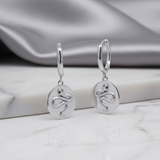 Pendientes Serpiente Plata