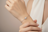 Pulsera Mini Flor Plata