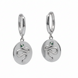 Pendientes Serpiente Plata