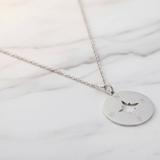 Collar Brujula Plata
