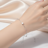 Pulsera Cuadrado Plata