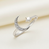 Anillo Noche Brillo Plata