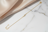 Pulsera Rayo Brillo Oro