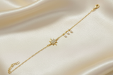 Pulsera Mini Brillos Oro