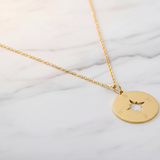 Collar Brujula Oro