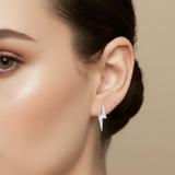 Pendientes Rayo Brillo Plata