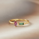 Anillo Color Crystal Oro