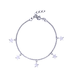 Pulsera Estrellas Plata