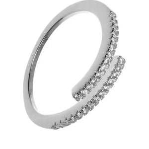 Anillo Iceberg Brillo Plata