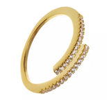 Anillo Iceberg Brillo Oro