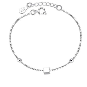 Pulsera Cuadrado Plata